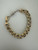 Vintage Sterling Silver Gold Plated Chunky Chain Link Bracelet 7.75”