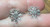 Antique Sterling Rhodium Marcasite Pretty Flower Motif Screw Back Earrings 1/2"
