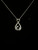 Vintage Sterling Silver “A Mother’s Love is Forever” Open Teardrop Necklace 18”
