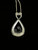 Vintage Sterling Silver “A Mother’s Love is Forever” Open Teardrop Necklace 18”