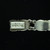 Antique Deco SIAM Sterling White Enamel Niello Dancers Link Slim Bracelet  7"