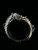 Vintage Estate Sterling Gold Plated Two-Headed Horse Hinged Clamp Bangle Bracelet 6.5”