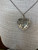 Vintage Sterling French Design Marcasite Reticulated Heart Pendant Necklace 20"