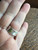 Vintage Artisan Made Modernist Multi Gemstone Sterling Silver Signed Uchio Ring 8