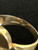 Vintage 10k Gold Hematite Roman Soldier Intaglio Diamond Ring Sz 10