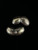 Antique Victorian 14k Gold Engraved Initials Swag Border Cufflinks .75”