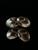 Antique Victorian 14k Gold Engraved Initials Swag Border Cufflinks .75”