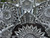 Antique Cut Glass Crystal Bowl American Brilliant Heavy 9.25” Sawtooth Starburst