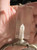 Vintage MCM Lucite Table Lamp w/ Shade Clear Geometric Retro Futuristic Works!