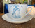 Antique British Porcelain Cup & Saucer Mug Queen Victoria Diamond Jubilee Commemorative