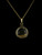 Vintage 14k Gold Filled 24k Gold Nugget Pendant Necklace 18”