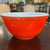Vintage Pyrex Glass Nesting Mixing Bowl Set of 4 Primary Colors 401 402 403 404