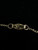 Vintage 14k Gold Filled Emerald Clover Small Dainty Pendant Necklace 16”