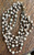 Miriam Haskell 5-strand Gripoix Beige Glass Bead Bronze Rondelle Necklace 15"