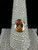 Vintage Sterling Large Oval Golden Citrine Solitaire Ring 9