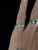 Vintage Charriol 18k WG Diamond Milgrain Circlet Double Cable Band Ring 6.5