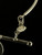 Vintage Sterling Carolee Black Freshwater Seed Pearl Dangle Bar Link Necklace 16”