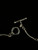 Vintage Sterling Carolee Black Freshwater Seed Pearl Dangle Bar Link Necklace 16”