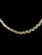 Vintage Sterling Silver Serpentine Braid Bib Chain Necklace 16.5”