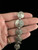Vintage 1940’s Sterling Silver WWII Trench Art Australia 1943 Sixpence Coin Bracelet 7”