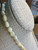 Antique  Art Deco Oval Mother of Pearl Beaded Necklace 35” Double Strand It!