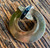 Vintage Marcel Boucher Classic Ribbed Diamonds & Sapphire "Kiss" X Scoop Pin
