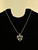 Vintage Sterling Silver Love Bird Heart Ruby Pendant Necklace 16”