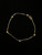 Vintage 14k Gold Dainty Bead Ball Link Chain Bracelet 7.5”