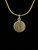 Antique Victorian GF Monogram Initial Engraved Petite Locket Necklace 18”