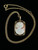 Vintage Victorian Style 10k Gold Filled Cameo Shell Locket Necklace 18”