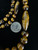 Vintage Sterling DTR Jay King Long Tigers Eye Beaded Necklace 36.5”