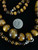 Vintage Sterling DTR Jay King Long Tigers Eye Beaded Necklace 36.5”