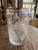 Vtg Eastern European Silverplate Filigree Deer Podstakannik & Crystal Tumbler