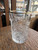 Vtg Eastern European Silverplate Filigree Podstakannik Cut Glass Crystal Tumbler