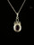 Vintage Sterling Silver Bali Amethyst Dainty Pendant Necklace 18”
