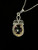 Vintage Sterling Silver Bali Amethyst Dainty Pendant Necklace 18”