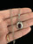 Vintage Sterling Silver Bali Amethyst Dainty Pendant Necklace 18”