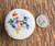 Antique France Porcelain Samson Sevres Rnd Hand Painted Trinket Patch Box Jewels