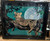 Vintage Leopard Jaguar Wild Africa Safari Design Style Reverse Painting On Glass
