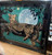 Vintage Leopard Jaguar Wild Africa Safari Design Style Reverse Painting On Glass
