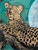 Vintage Leopard Jaguar Wild Africa Safari Design Style Reverse Painting On Glass