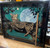 Vintage Leopard Jaguar Wild Africa Safari Design Style Reverse Painting On Glass