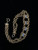 Vintage 12k Gold Filled Opal Double Rope Chain Bracelet 8”