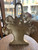 Antique Hubley Cast Iron Petunias and Daisies Doorstop #120 – Floral Home Decor