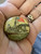 Antique  1898 Remember the Maine “Blood in the Water” Pin Back Spanish  War