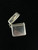 Antique Victorian Sterling Silver Stamp Box Case Chatelaine Charm Picture Holder