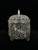 Antique 1890 Chinese Export Chengdu 成都 Sterling  紋銀 Cricket Cage Li Sheng 麗生