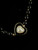 Vintage H. Stern 14k Gold Mabe Pearl Heart Black Onyx Bead Necklace 29”