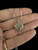 Vintage Sterling Puffed Ornate Filigree Heart Pendant Necklace 16”