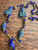 Best Rare Antique Deco Neiger Bros Egyptian Sphinx Czech Glass Y Necklace 30.5"